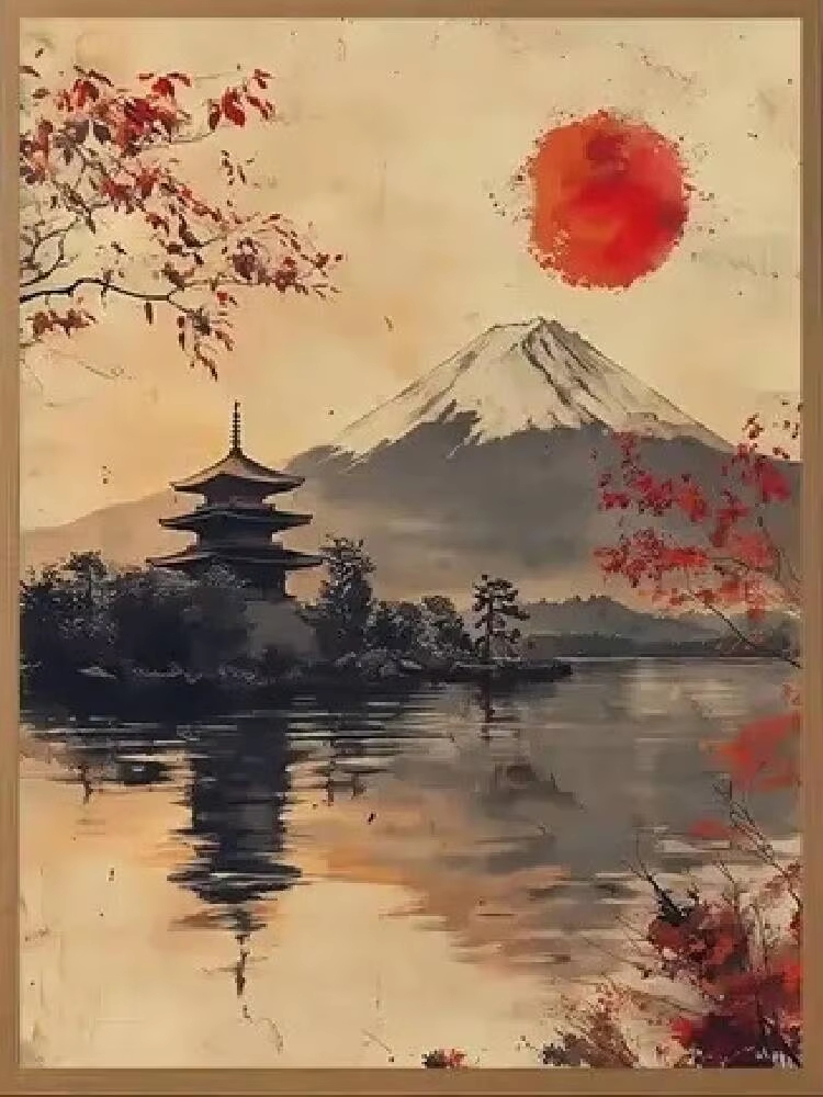 Oil Painting By Numbers Japane - Japanese Lifestyle Movie 评论和价格
