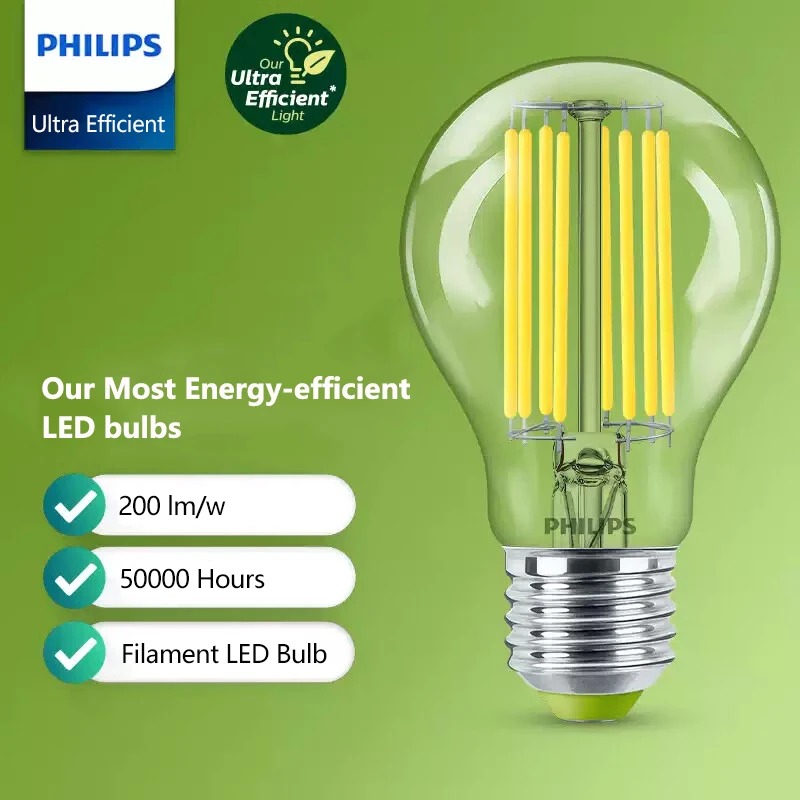 Philips Ultra Efficient LED Fi - Philips Bulb Led Classic 评论和价格