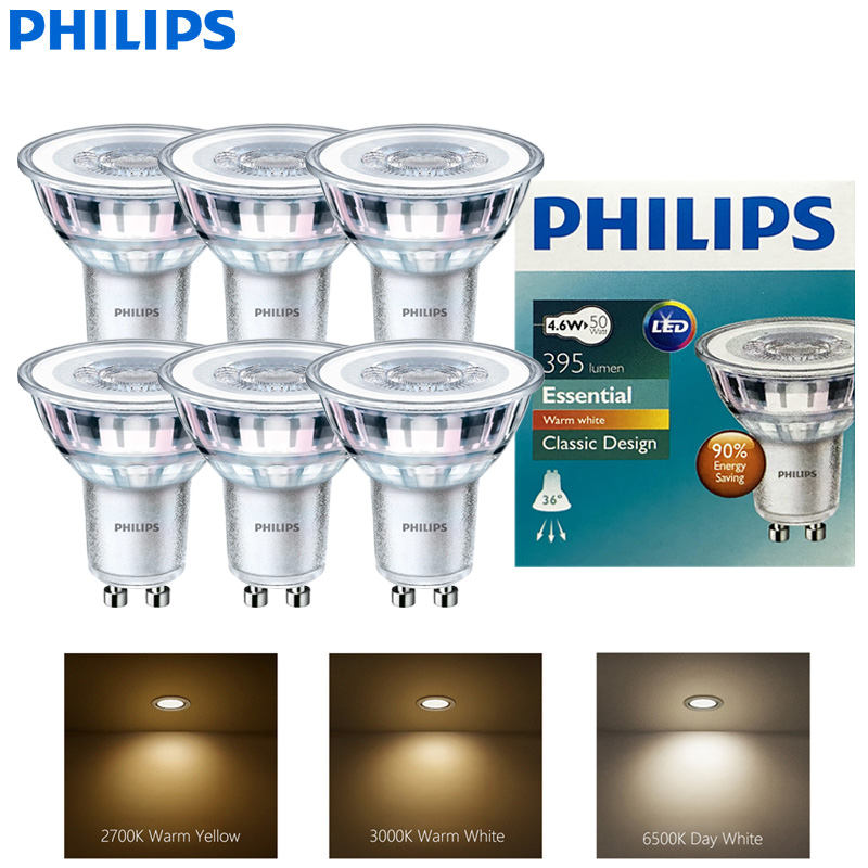 Philips Essential LED GU10 PAR - Philips Bulb Led Classic 评论和价格
