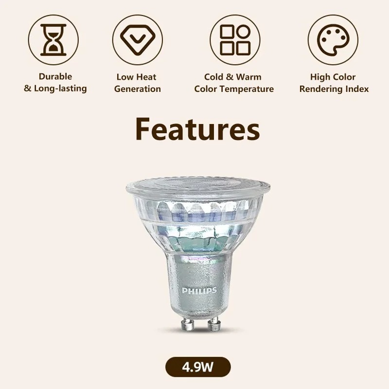 Philips 4.6W Essential LED Rec - Philips Bulb Led Classic 评论和价格